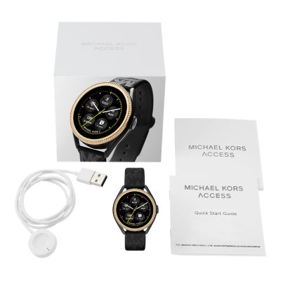 Michael Kors Gen 5E MKGO Smartwatch - Black Rubber - MKT5118V - Watch  Station