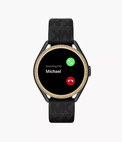 Michael Kors Gen 5E MKGO Smartwatch - Black Rubber - MKT5118V