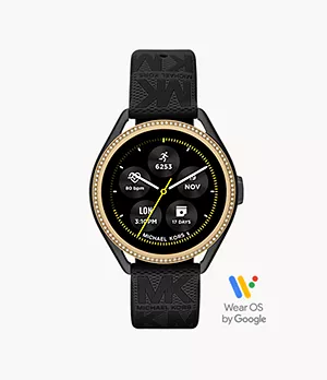 Michael Kors Gen 5E MKGO Smartwatch - Black Rubber
