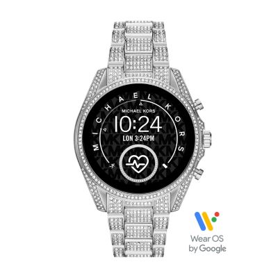 michael kors stainless steel smartwatch