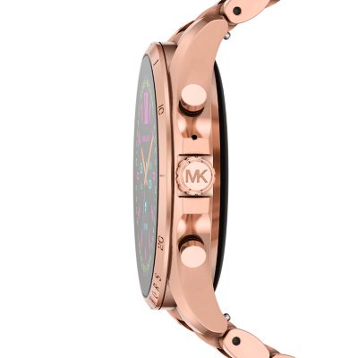 Michael Kors Gen 6 Bradshaw Rose Gold-Tone Stainless Steel Smartwatch -  MKT5133V - Watch Station