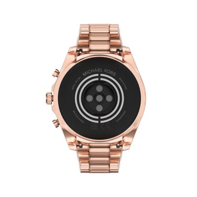 Michael Kors Gen 6 Bradshaw Rose Gold-Tone Stainless Steel Smartwatch -  MKT5133V - Watch Station