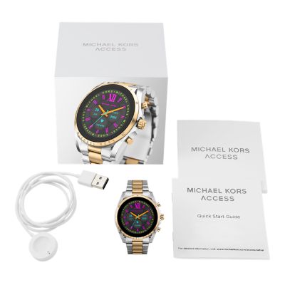 Michael Kors Gen 6 Bradshaw Two-Tone Stainless Steel Smartwatch - MKT5134V  - Watch Station