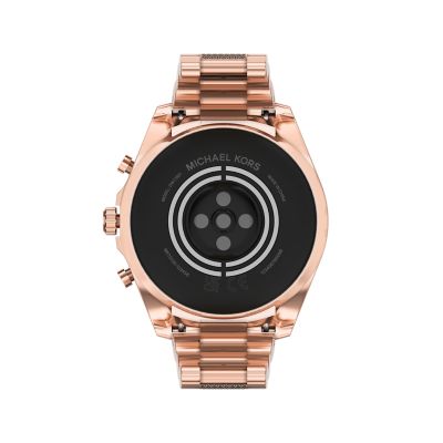 Mk rose gold discount smartwatch