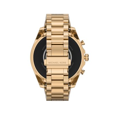 Montre connect e 6 me g n ration Bradshaw de Michael Kors en acier