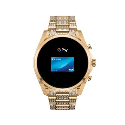 Michael kors shop gold tone smartwatch