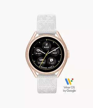 Michael Kors Gen 5E MKGO White Rubber Smartwatch