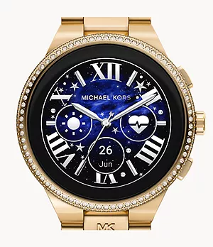 Michael Kors Gen 6 Camille Gold-Tone Stainless Steel Smartwatch