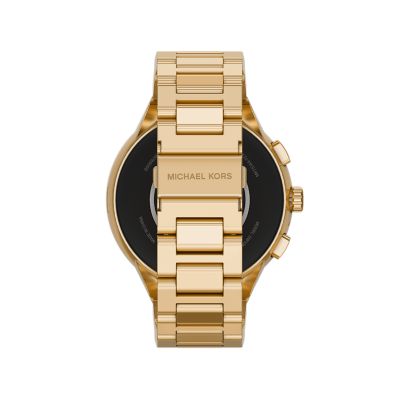 Michael kors smartwatch gold best sale with diamonds