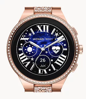 Michael Kors Gen 6 Camille Rose Gold-Tone Stainless Steel Smartwatch