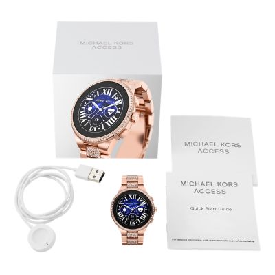 Michael Kors Gen 6 Camille Rose Gold-Tone Stainless Steel