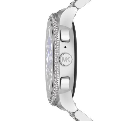 Michael kors smartwatch silver on sale womens