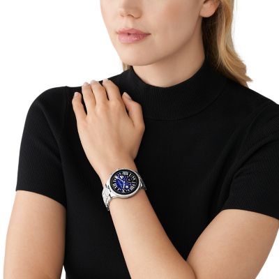 Michael kors discount stainless steel smartwatch