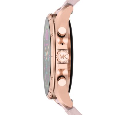 Michael Kors Gen 6 Bradshaw Blush Silicone Smartwatch - MKT5150