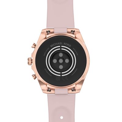 Michael kors hot sale pink smartwatch