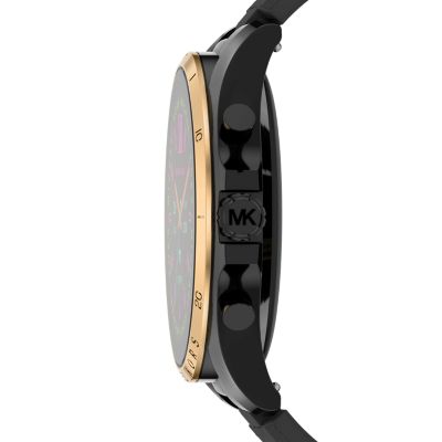 Michael kors black access activity clearance tracker watch