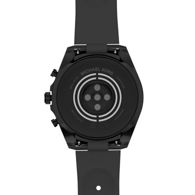 Michael Kors Gen 6 Bradshaw Black Silicone Smartwatch - MKT5151