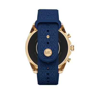 Michael Kors Gen 6 Bradshaw Navy Silicone Smartwatch