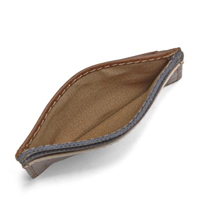 fossil business card holder