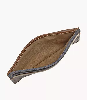 Portefeuille avec poche à l'avant, porte-cartes et fenêtre transparente Elgin