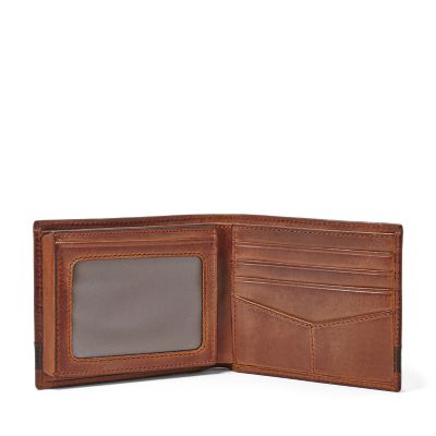 Mens Wallets: Leather Wallets For Men In Black, Brown & More - Fossil