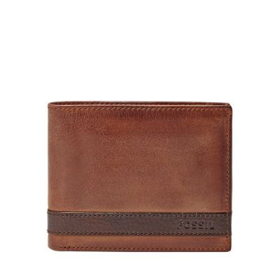 Fossil Men's Leather Bifold Wallet
