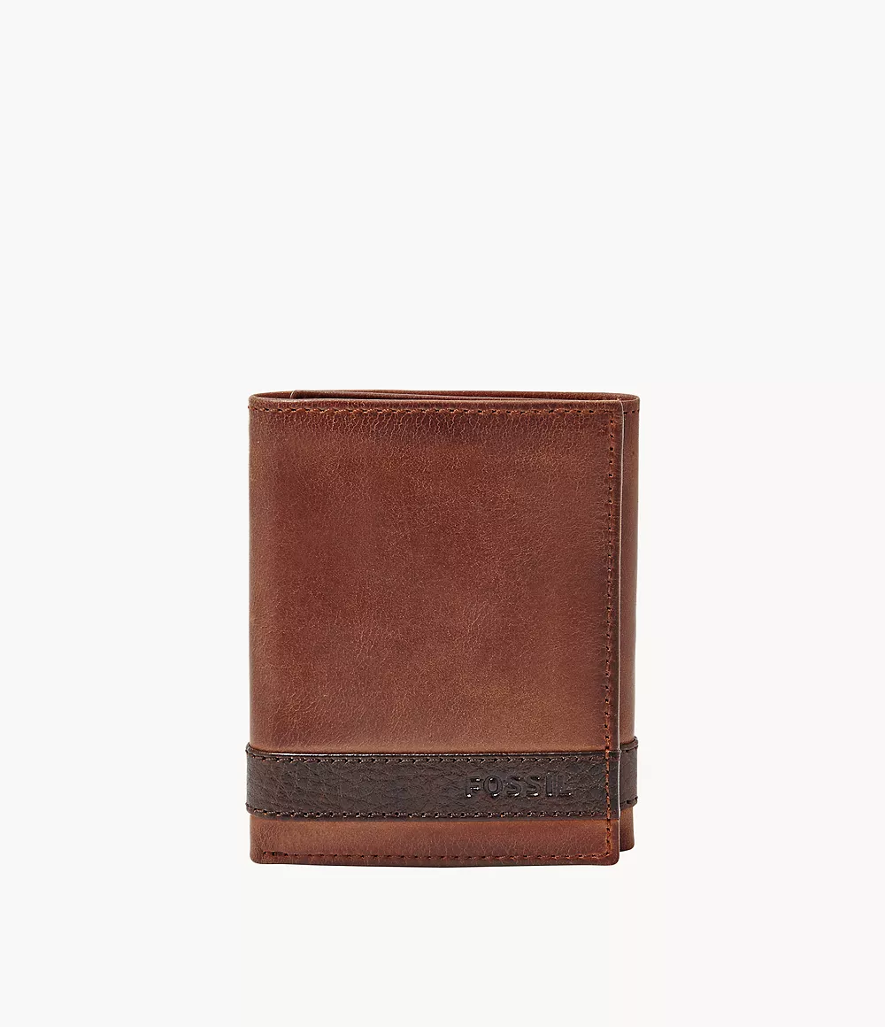 Mens Dark Brown Wallet | Fossil.com