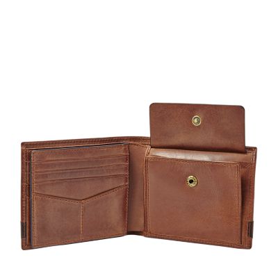 Quinn Large Coin Pocket Bifold - ML3653200 - Fossil