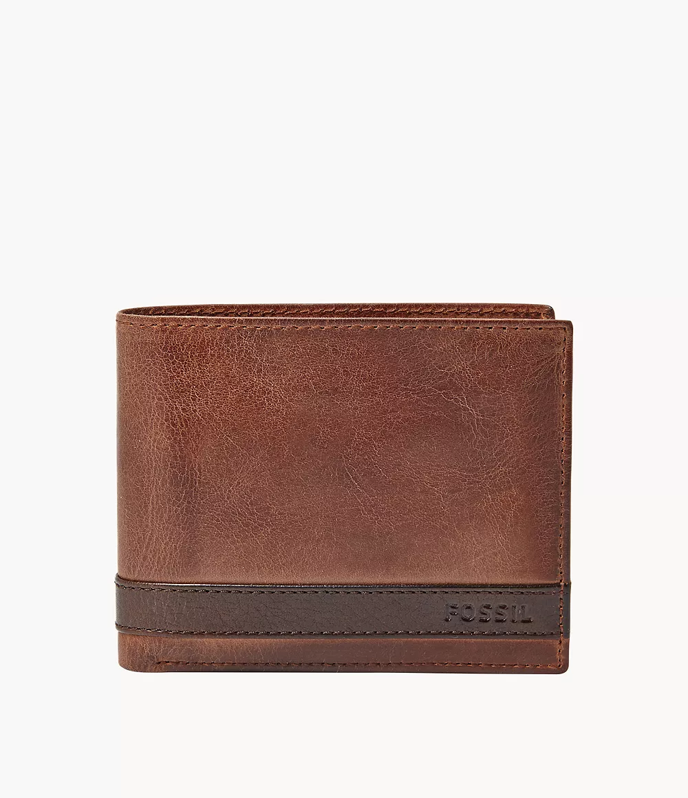 Quinn Leather Large Coin Pocket Bifold Wallet Wallets ML3653200
