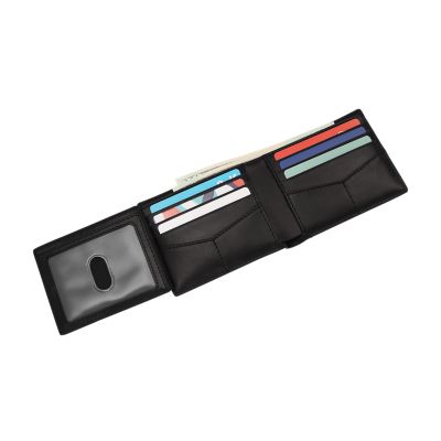 Derrick RFID Bifold with Flip ID - ML3681001 - Fossil