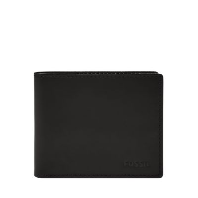 Derrick Leather RFID Bifold with Flip ID Wallet - ML3681001 - Fossil