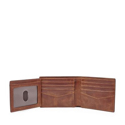 Mens Wallets: Leather Wallets For Men In Black, Brown & More - Fossil