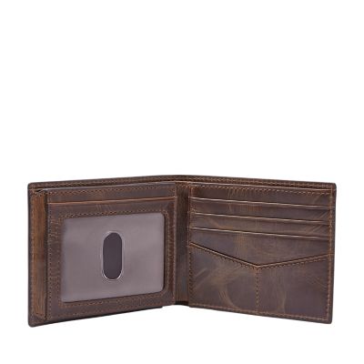 Derrick RFID Bifold with Flip ID - ML3681201 - Fossil