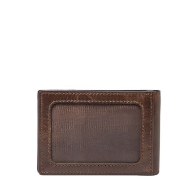 Derrick Leather Money Clip Bifold Wallet - ML3684201 - Fossil