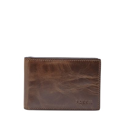 Mens Wallets: Leather Wallets For Men In Black, Brown & More - Fossil