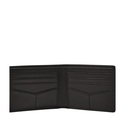 Fossil Women's Derrick RFID Sliding 2 in 1 - Black - Wallets