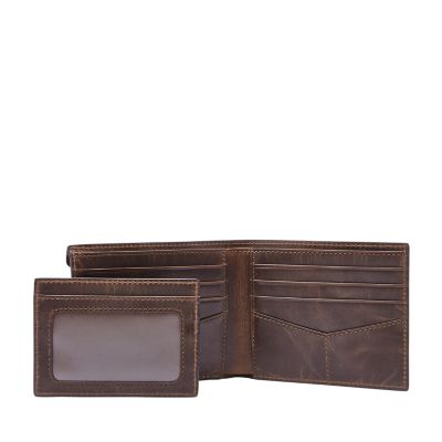 Double compact wallet with sliding system