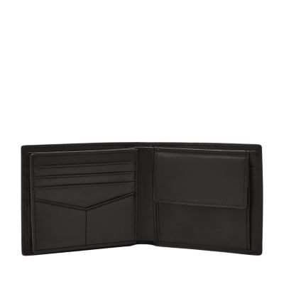 Derrick RFID Large Coin Pocket Bifold - ML3687001 - Fossil