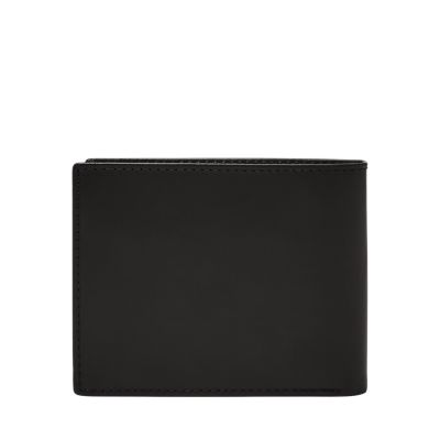 Coin Wallet, Leather Bi-fold Wallet with Coin Pouch