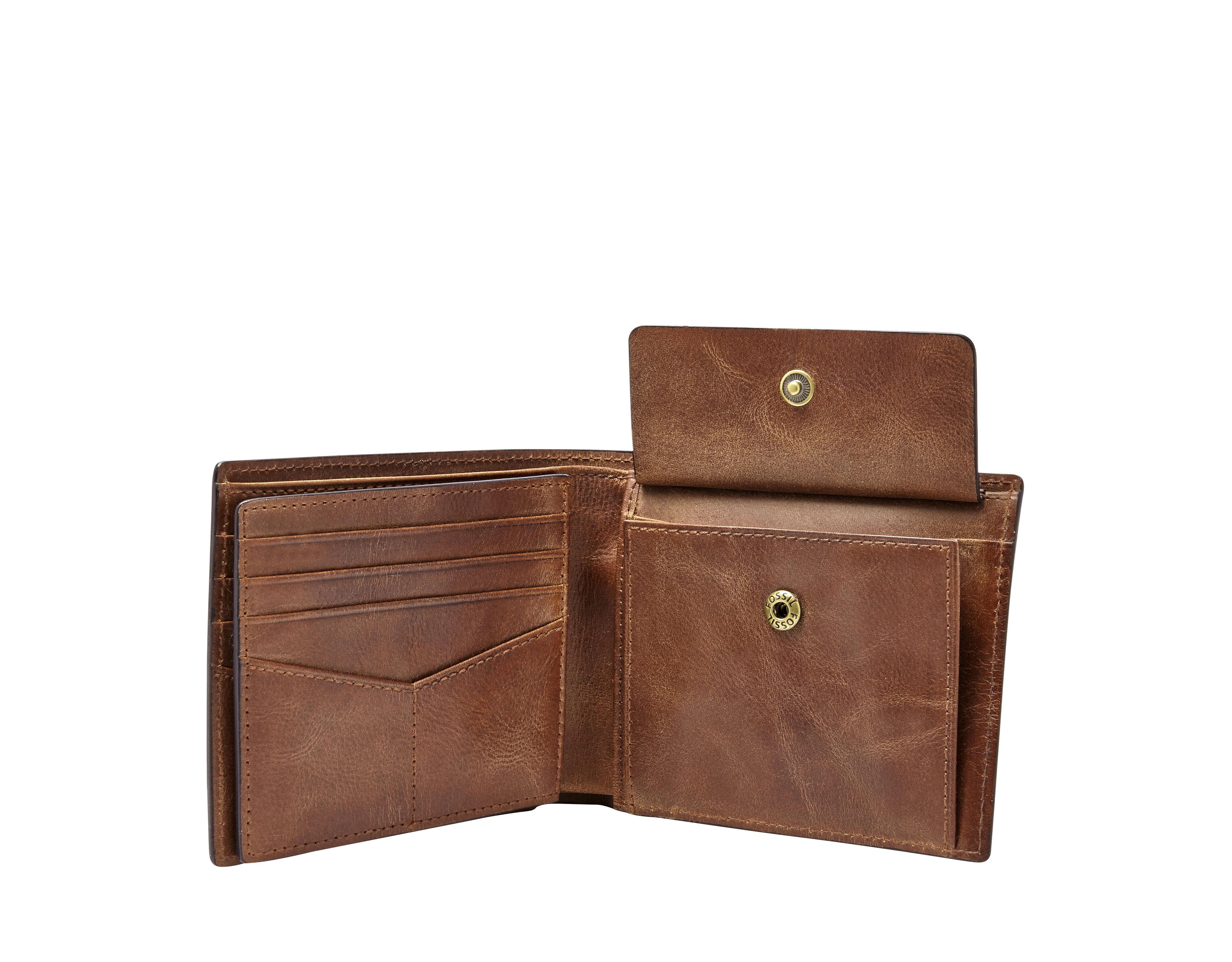 Derrick RFID Large Coin Pocket Bifold