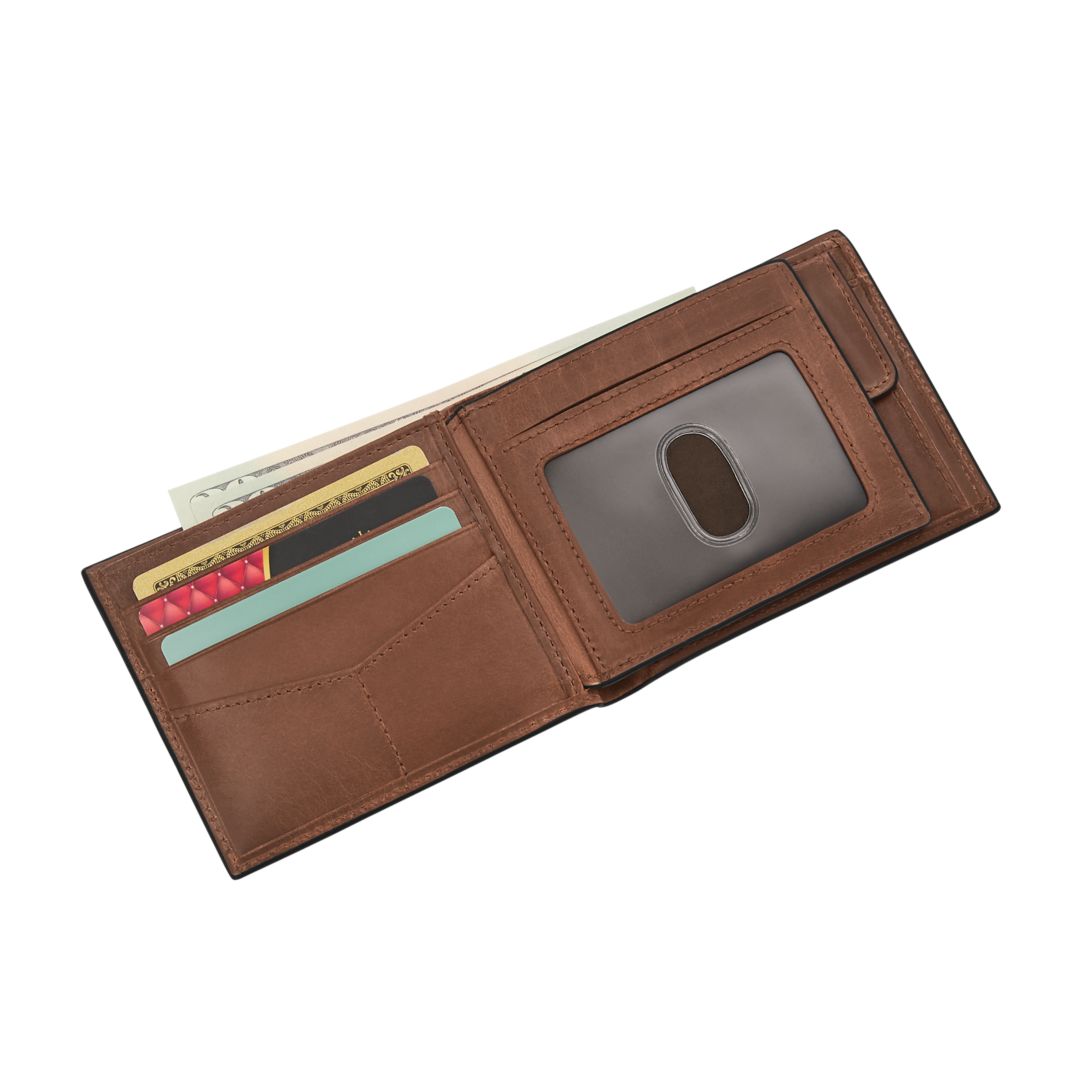 フォイ Derrick RFID Large Coin Pocket Bifold - ML3687200 - Fossil