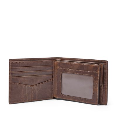 Derrick RFID Large Coin Pocket Bifold