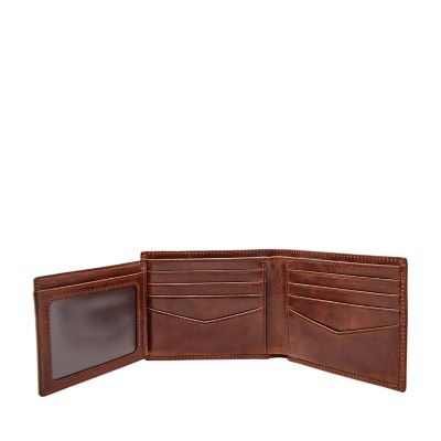 Ryan Leather RFID Flip ID Bifold Wallet - ML3729201 - Fossil