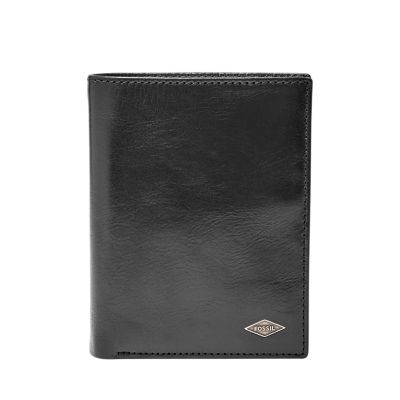 Fossil Men's Black Wallets