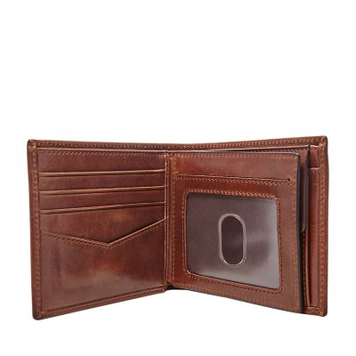 Portafoglio bifold RFID Ryan con ampio portamonete