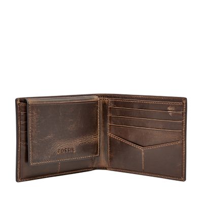 Men's Wallets: Leather Wallets For Men In Black, Brown & More – Fossil