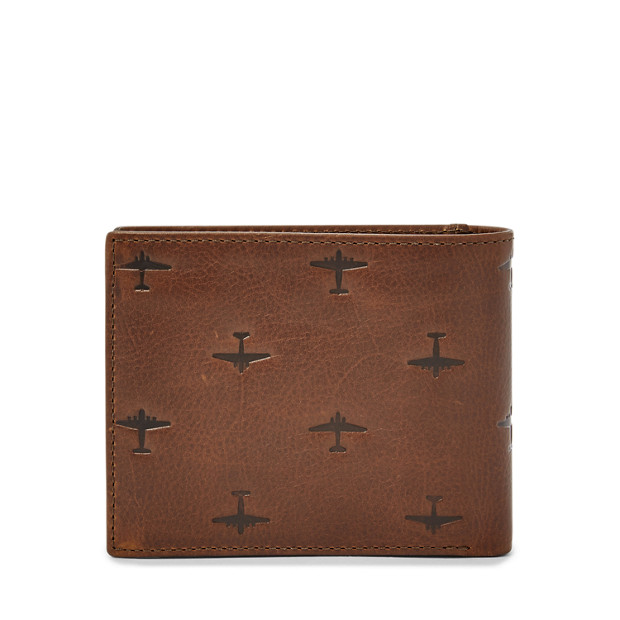 Pilot Large Coin Pocket Bifold - Fossil