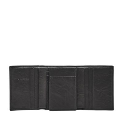 St. Louis Cardinals Fossil Neel Extra Capacity Trifold Wallet - Black