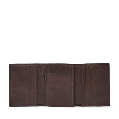 Fossil Men's Leather Trifold Wallet for Men