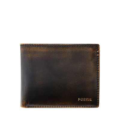 Portafoglio bifold Wade con finestrella trasparente pieghevole